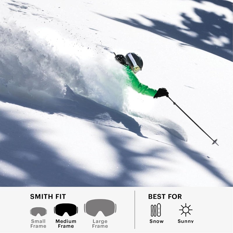 SMITH Frontier Goggles with Carbonic-x Lens – Performance Snowsports Goggles with Replaceable Lens for Skiing & Snowboarding - Image 2